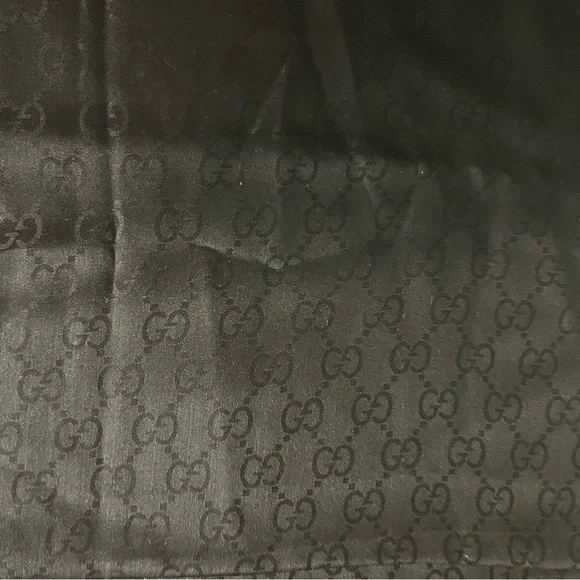 Gucci Black Monogram scarf - Picture 1 of 6